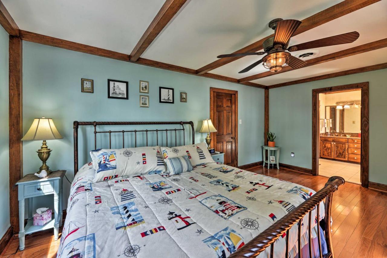 Bayfront Blounts Creek Home Private Beach And Dock! Whichard Beach Zewnętrze zdjęcie