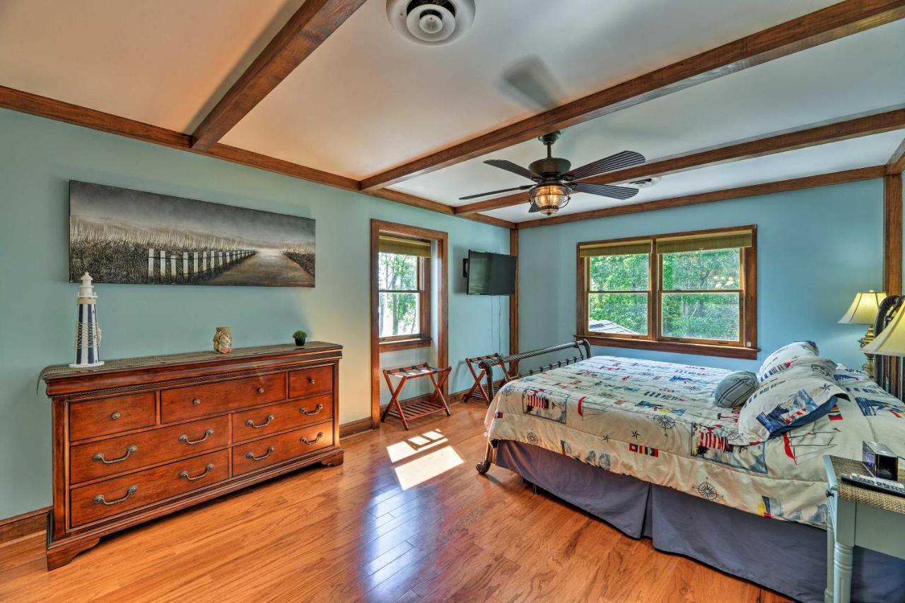 Bayfront Blounts Creek Home Private Beach And Dock! Whichard Beach Zewnętrze zdjęcie