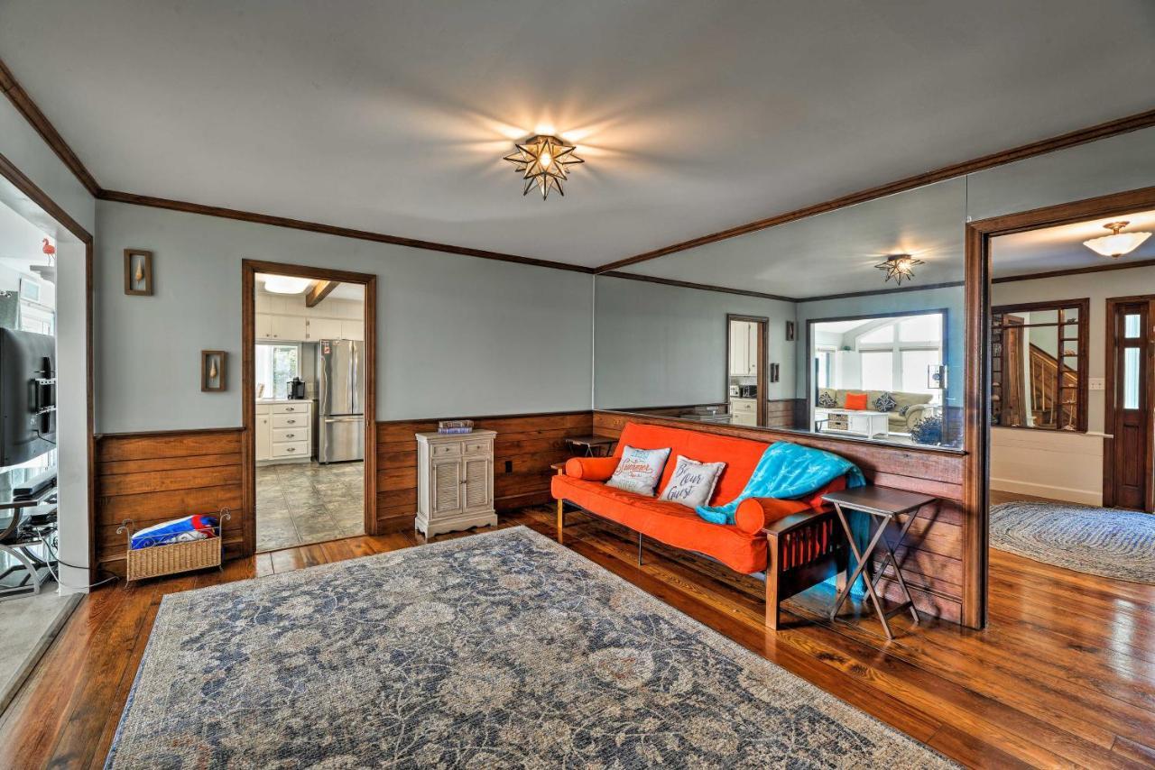 Bayfront Blounts Creek Home Private Beach And Dock! Whichard Beach Zewnętrze zdjęcie