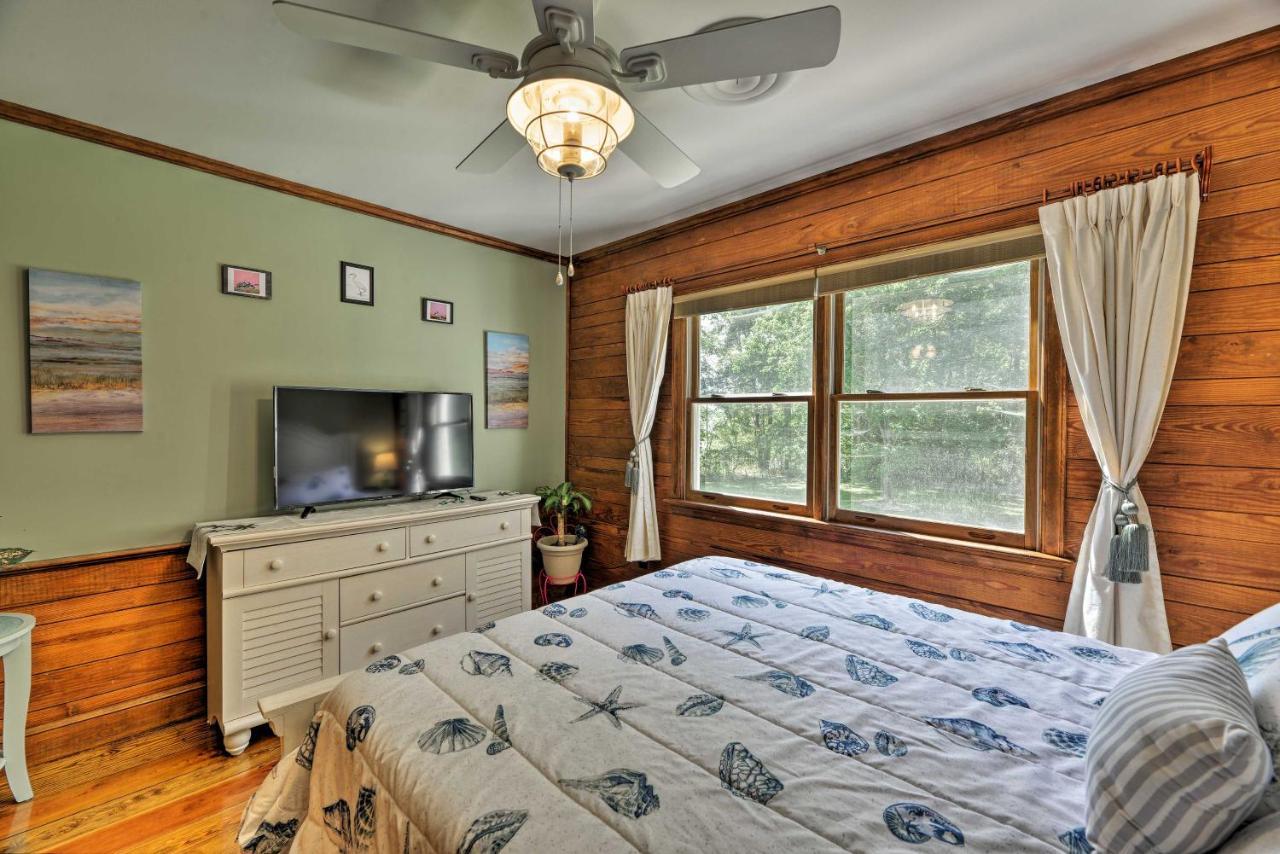 Bayfront Blounts Creek Home Private Beach And Dock! Whichard Beach Zewnętrze zdjęcie