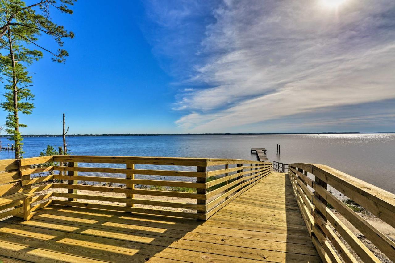 Bayfront Blounts Creek Home Private Beach And Dock! Whichard Beach Zewnętrze zdjęcie